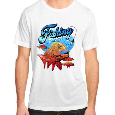 Fishing Red Snapper Adult ChromaSoft Performance T-Shirt