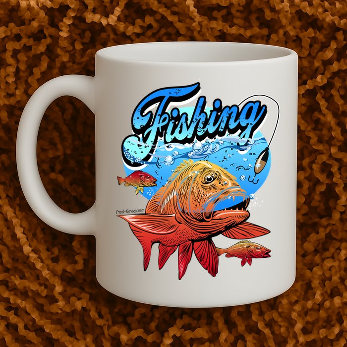 Fishing Red Snapper Mug
