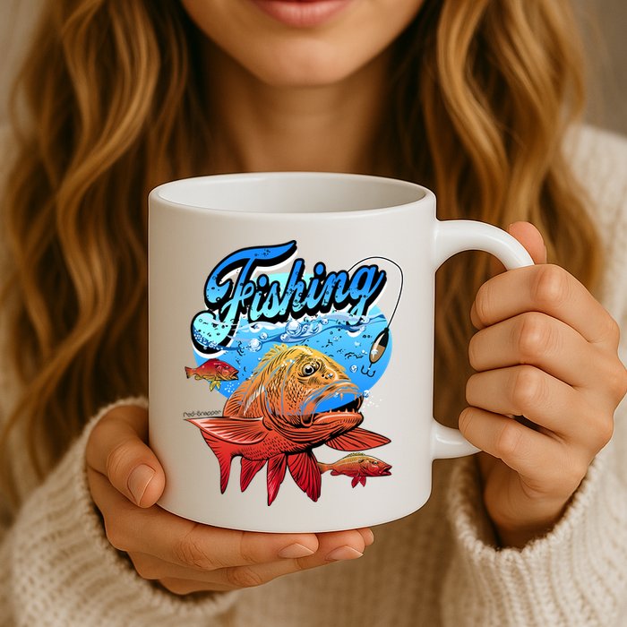 Fishing Red Snapper Mug