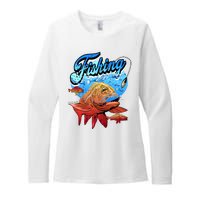 Fishing Red Snapper Womens CVC Long Sleeve Shirt