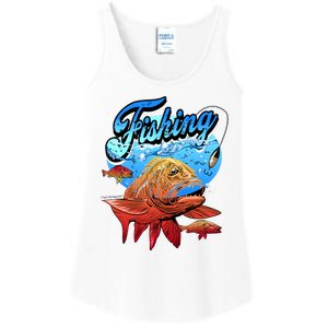 Fishing Red Snapper Ladies Essential Tank