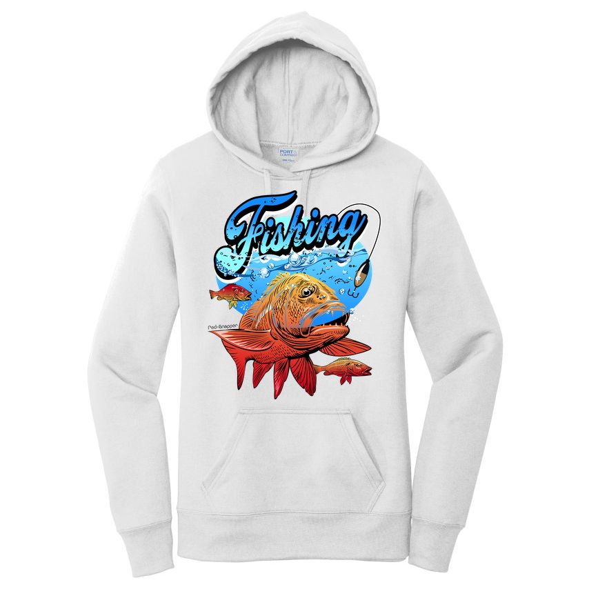 Fishing Red Snapper Women's Pullover Hoodie