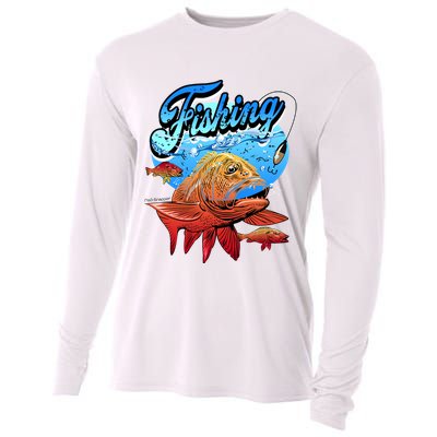 Fishing Red Snapper Cooling Performance Long Sleeve Crew
