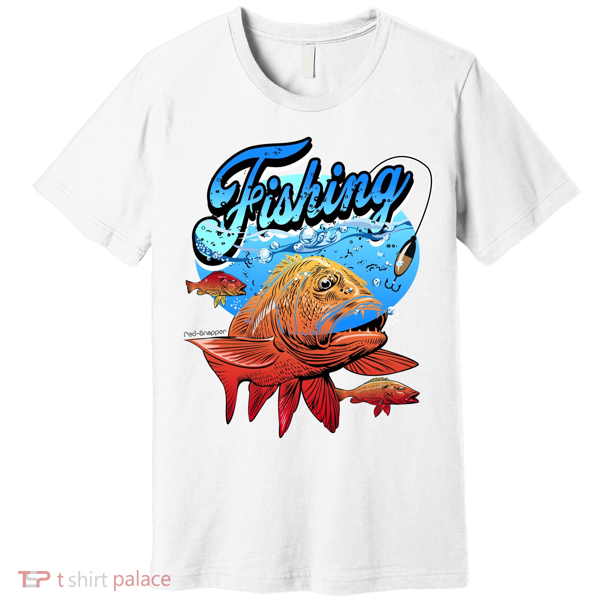 Fishing Red Snapper Premium T-Shirt