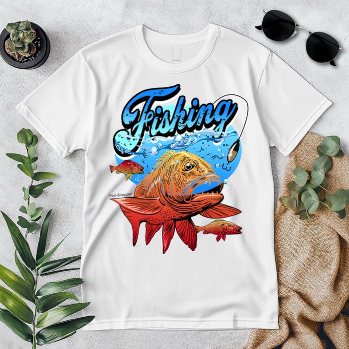 Fishing Red Snapper Premium T-Shirt