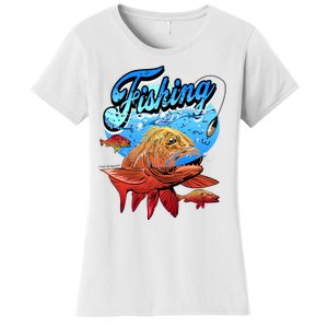 Fishing Red Snapper Women's T-Shirt