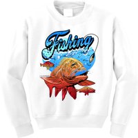 Fishing Red Snapper Kids Sweatshirt