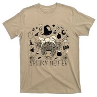 Funny Retro Spooky Heifer Scary Halloween Cow Costume Women T-Shirt