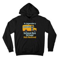 Funny Retired School Bus Driver - School Bus Retirement Hoodie