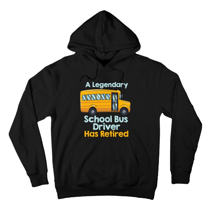 Funny Retired School Bus Driver - School Bus Retirement Hoodie