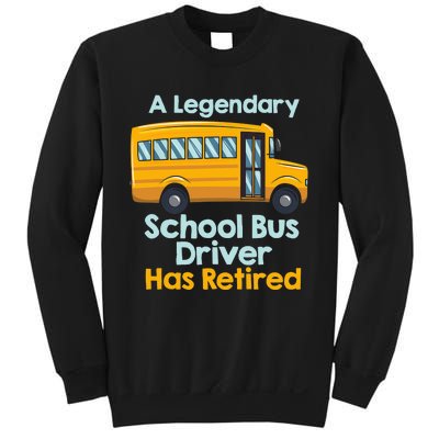 Funny Retired School Bus Driver - School Bus Retirement Sweatshirt