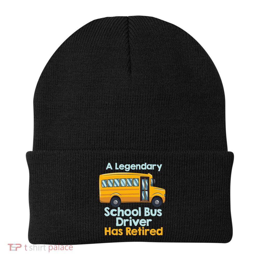 Funny Retired School Bus Driver - School Bus Retirement Beanie