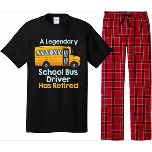 Funny Retired School Bus Driver - School Bus Retirement Pajama Set