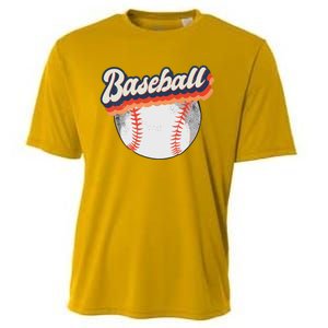 Fun Retro Style Baseball for Baseball Fans Cooling Performance Crew T-Shirt