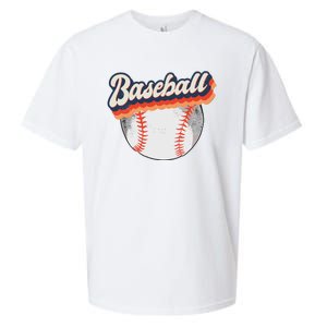 Fun Retro Style Baseball for Baseball Fans Sueded Cloud Jersey T-Shirt