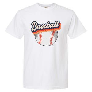 Fun Retro Style Baseball for Baseball Fans Garment-Dyed Heavyweight T-Shirt