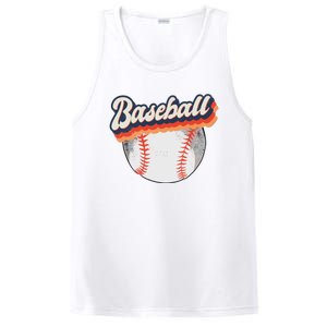 Fun Retro Style Baseball for Baseball Fans PosiCharge Competitor Tank