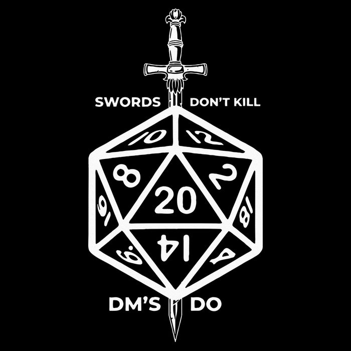 Fantasy RPG Swords Don't Kill People Dungeon Game Masters Do Mousepad