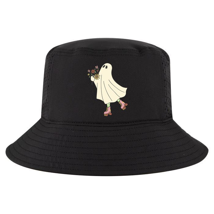 Floral Roller Skating Ghost Cool Comfort Performance Bucket Hat