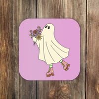 Floral Roller Skating Ghost Coaster