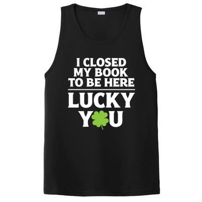 Funny Reading St Saint Patricks Day I Closed My Book Gift PosiCharge Competitor Tank