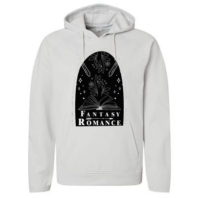 Fantasy Romance Smut Book Lover Bookworm Performance Fleece Hoodie