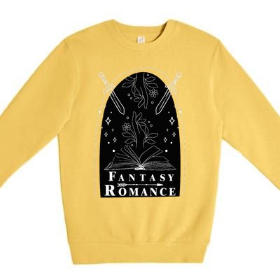 Fantasy Romance Smut Book Lover Bookworm Premium Crewneck Sweatshirt