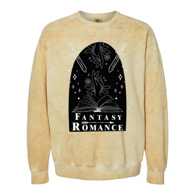 Fantasy Romance Smut Book Lover Bookworm Colorblast Crewneck Sweatshirt