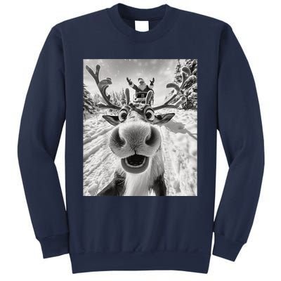 Funny Reindeer Selfie Christmas Sweatshirt