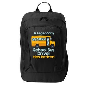 Funny Retired School Bus Driver - School Bus Retirement City Backpack