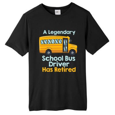 Funny Retired School Bus Driver - School Bus Retirement Tall Fusion ChromaSoft Performance T-Shirt