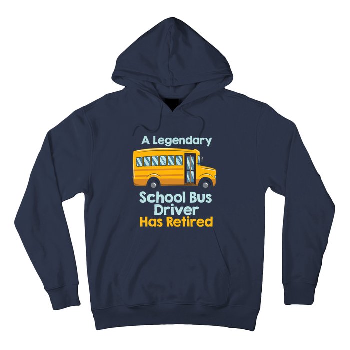 Funny Retired School Bus Driver - School Bus Retirement Hoodie