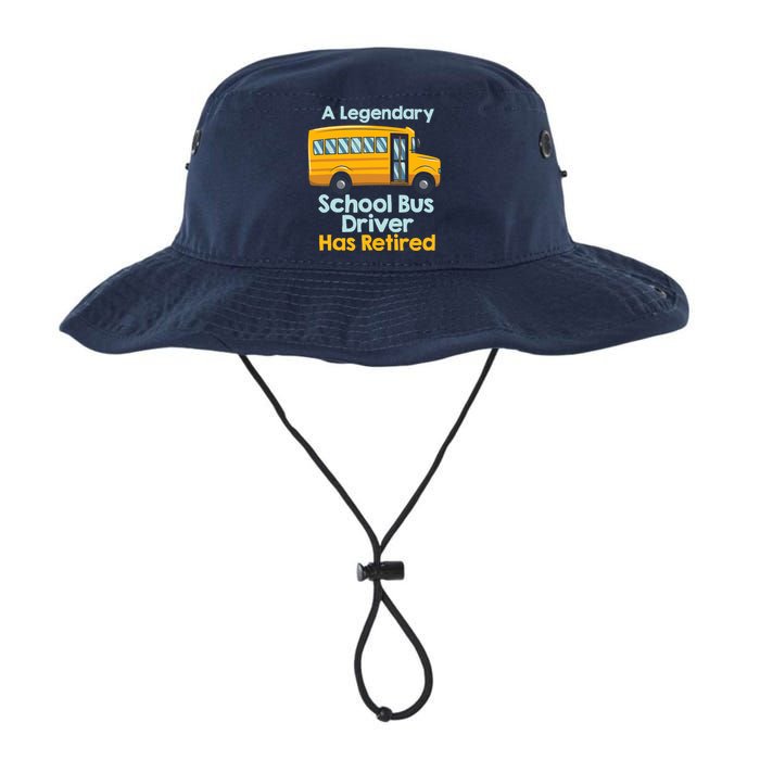 Funny Retired School Bus Driver - School Bus Retirement Legacy Cool Fit Booney Bucket Hat