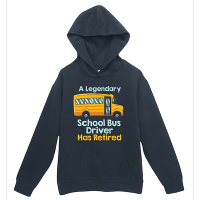 Funny Retired School Bus Driver - School Bus Retirement Urban Pullover Hoodie