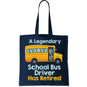 Funny Retired School Bus Driver - School Bus Retirement Tote Bag