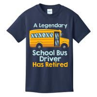 Funny Retired School Bus Driver - School Bus Retirement Kids T-Shirt