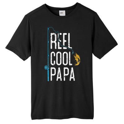 Fishing Retro Style Papa Father’s Day Gift Fisherman Papa Tall Fusion ChromaSoft Performance T-Shirt