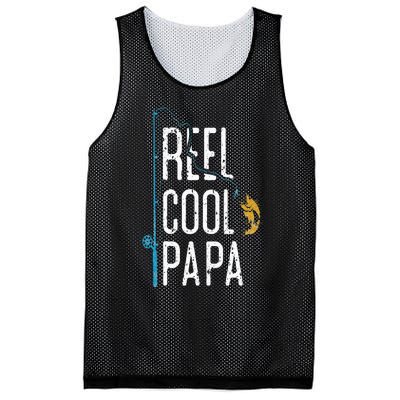 Fishing Retro Style Papa Father’s Day Gift Fisherman Papa Mesh Reversible Basketball Jersey Tank