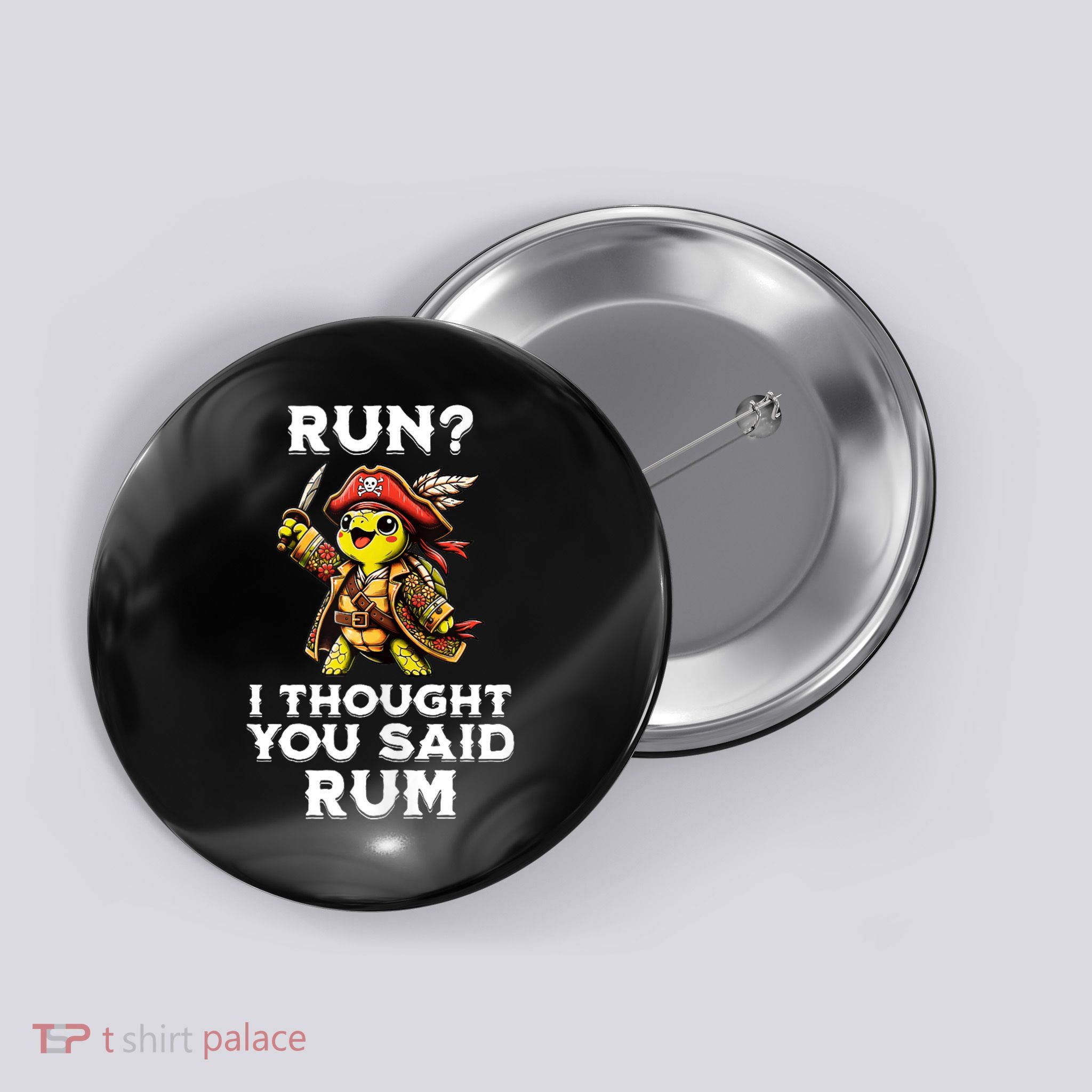Funny Running Shirts Run I Thought You Said Rum T Shirt Funny Pirate Running Gift Button