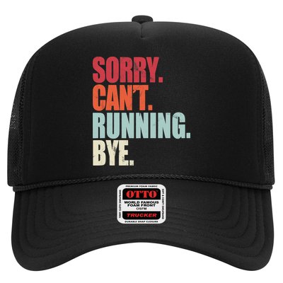 Funny Running Sorry Can't Running Bye Running Trucker Hat