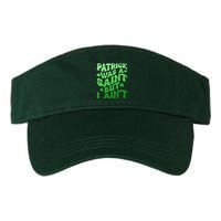 Funny Retro St Patricks Day Patrick Was A Saint But I Aint Visor