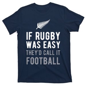 Funny Rugby Silver Fern Football New Zealand NZ Sport T-Shirt