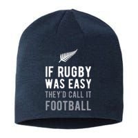 Funny Rugby Silver Fern Football New Zealand NZ Sport Sustainable Beanie