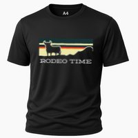 Funny Rodeo Time Cowboy Wild West Cow Horseman Ranch Lasso Boots Cooling Performance Crew T-Shirt