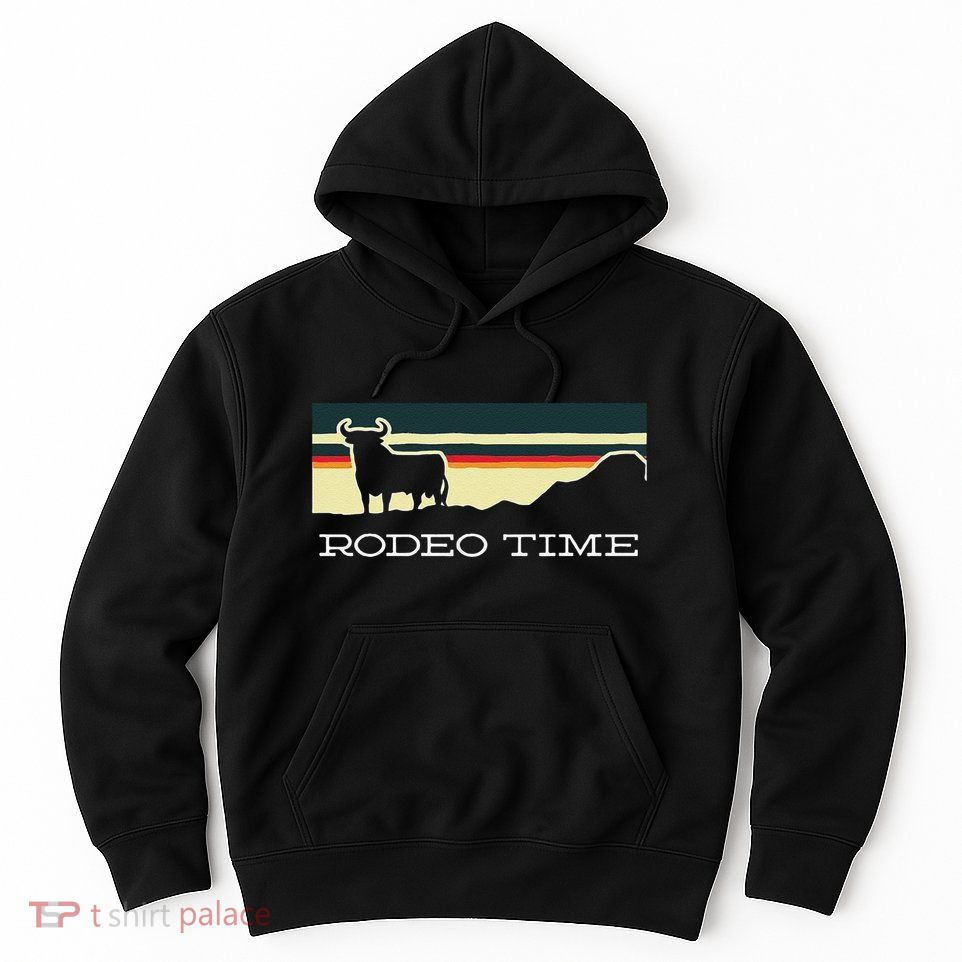 Funny Rodeo Time Cowboy Wild West Cow Horseman Ranch Lasso Boots Hoodie