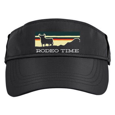 Funny Rodeo Time Cowboy Wild West Cow Horseman Ranch Lasso Boots Adult Drive Performance Visor