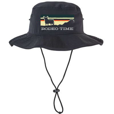 Funny Rodeo Time Cowboy Wild West Cow Horseman Ranch Lasso Boots Bucket Hat
