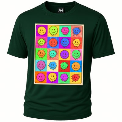 Funny Retro Trippy Smiley Pop Art Poster Performance Shirt
