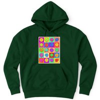 Funny Retro Trippy Smiley Pop Art Poster Hoodie