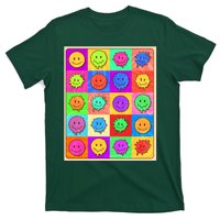 Funny Retro Trippy Smiley Pop Art Poster T-Shirt